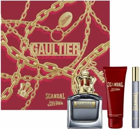 Set Eau de Toilette për meshkuj Jean Paul Gaultier Scandal for Him, 100ml, 3 copë