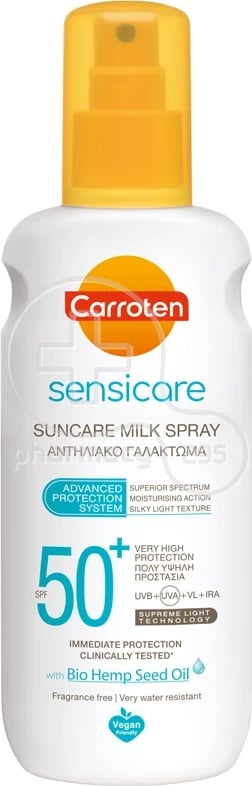 Krem kundër diellit Carroten Milk Sensitive Spf50+ 200ml