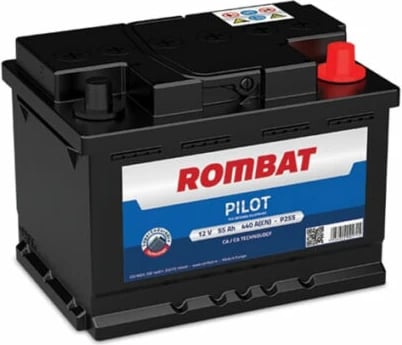 Bateri 12V 55Ah Rombat Pilot P255N