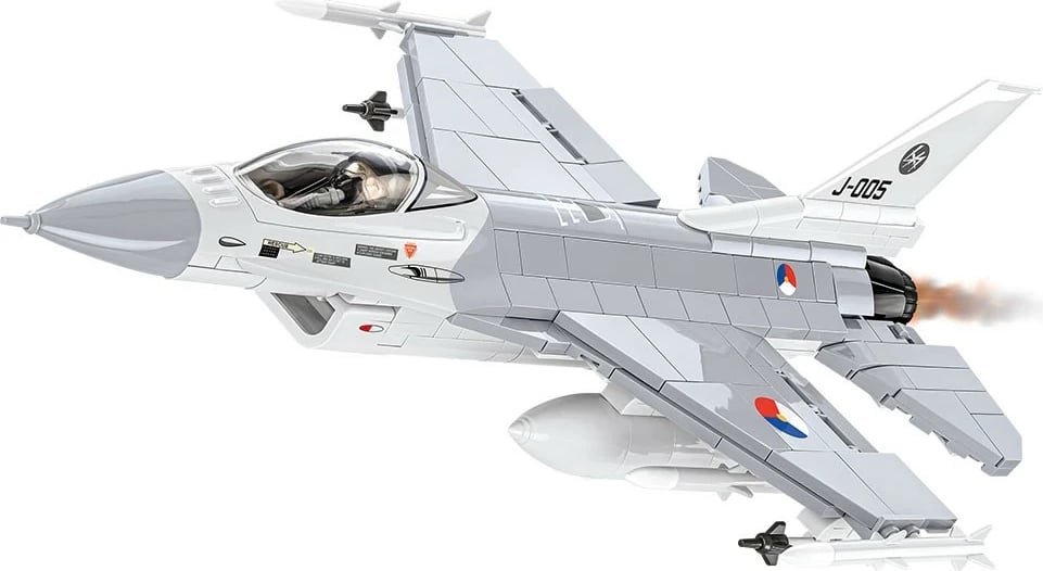 Set ndërtimi Cobi F-16 AM Fighting Falcon, 425 pjesë, gri/bardhë Set ndërtimi Cobi F-16 AM Fighting Falcon, 425 pjesë, gri/bardhë