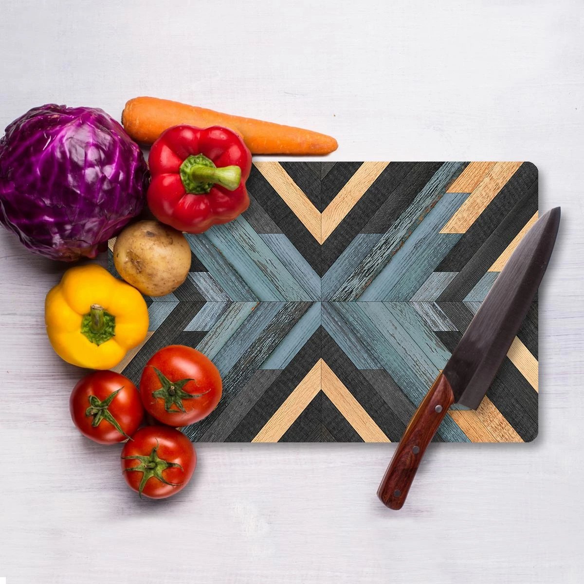 Dërrasë prerëse prej xhami të temperuar, shumëngjyrëshe, Hermia Ckt127 - 3040 Dërrasë prerëse prej xhami të temperuar, shumëngjyrëshe, Hermia Ckt127 - 3040