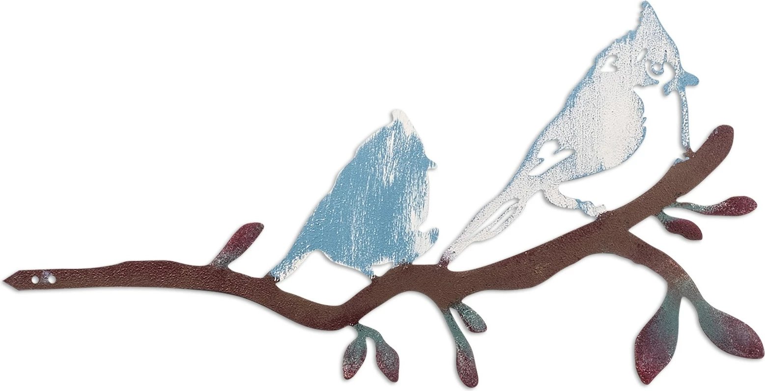 Objekt dekorativ për kopsht, zog në degë, Aberto Design, 27