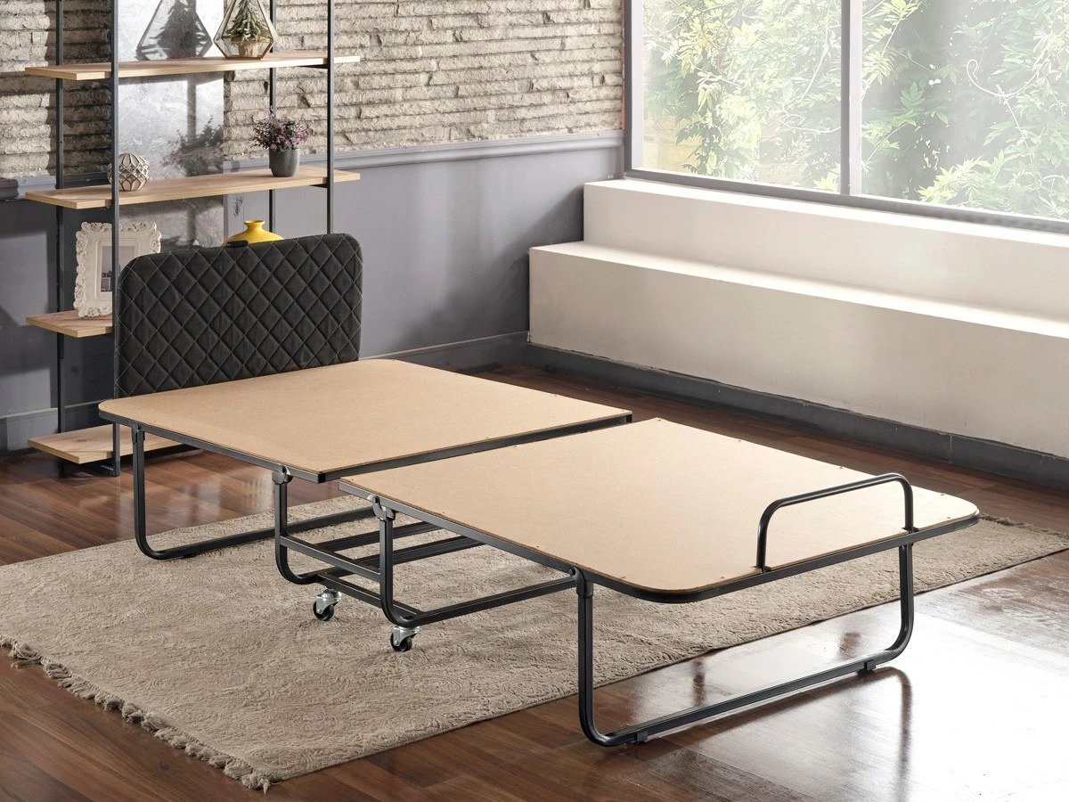 Krevat palosës Hanah Home XL, i bardhë dhe i zi