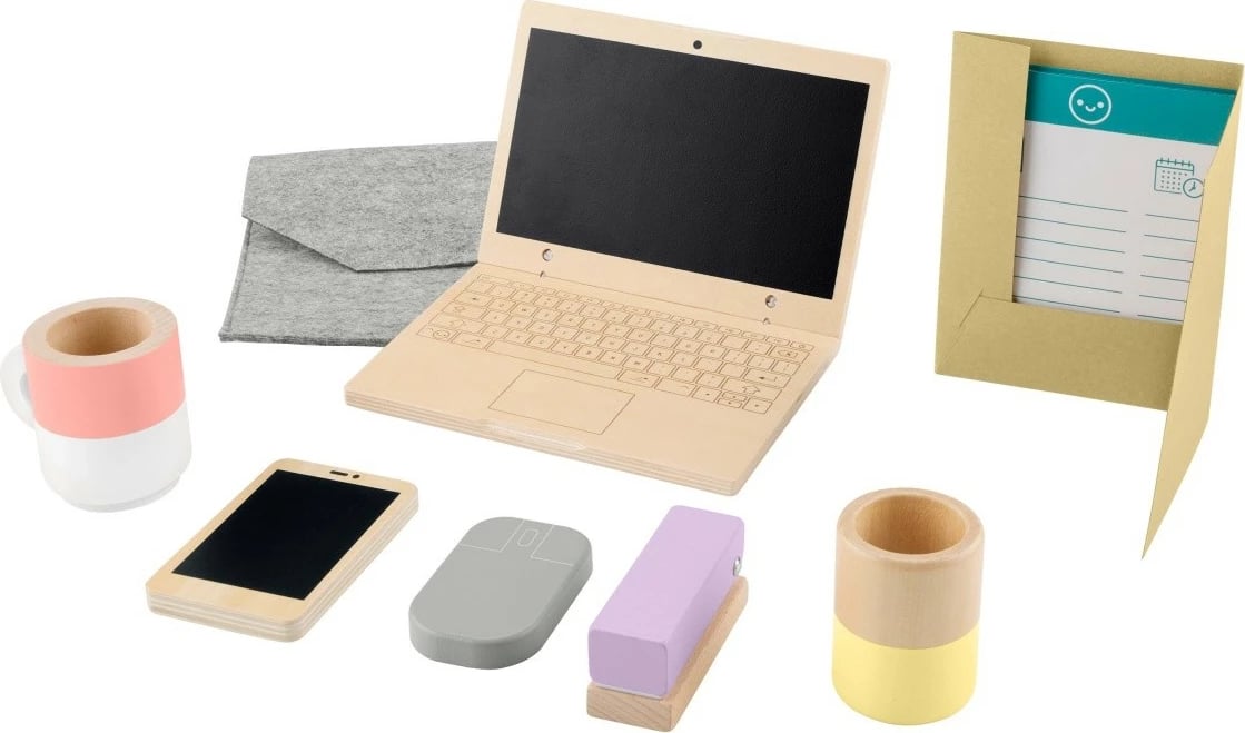 Set lodrash druri për zyrë shtëpie Fisher Price HXV11, shumëngjyrësh, 9 pjesë