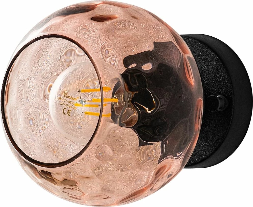 Llambë muri Opviq, Benek - 15 - 14393, rozë dhe e zezë