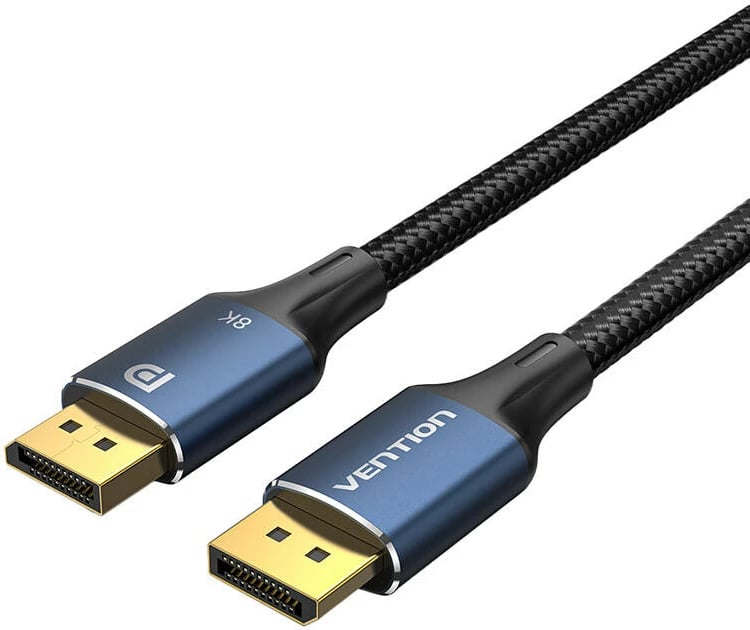 Kabllo DisplayPort Vention HCELH, 2m, 8K 60Hz/4K 120Hz, Kaltër