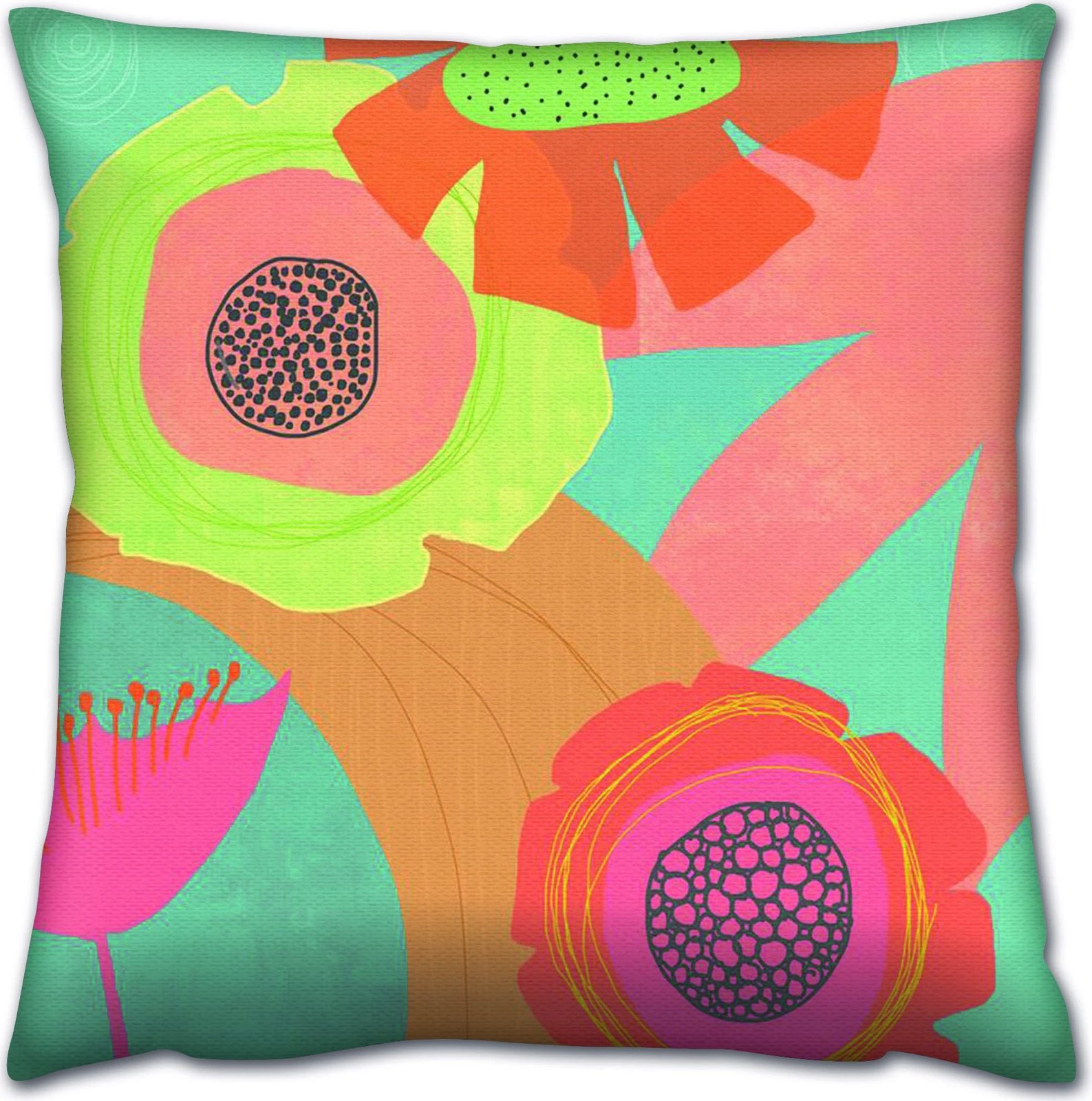 Jastëk dekorativ, shumëngjyrësh, Evila Originals, A14512, 43x43cm