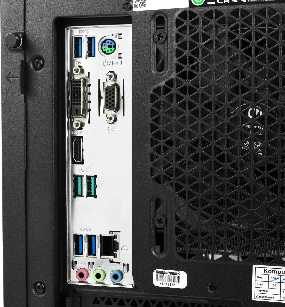 Kompjuter Komputronik Infinity R550 [AX06], AMD Ryzen 5 5600X, RAM 16GB, SSD 1TB, HDD 2TB, i zi