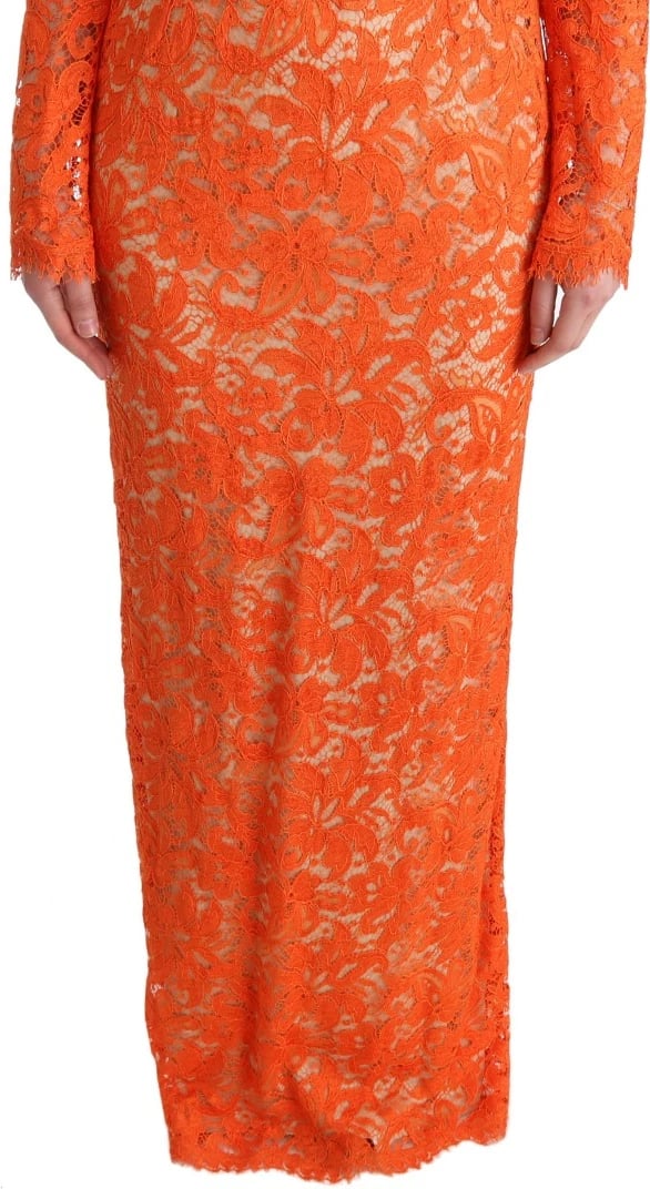 Fustan për femra Dolce & Gabbana, i portokalltë