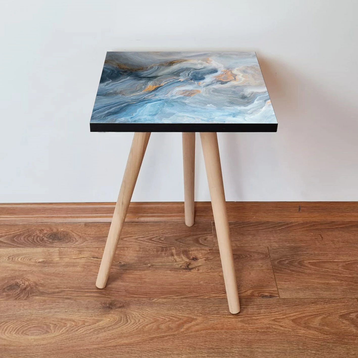 Tavolinë anësore Skye Decor, Shp178, blu