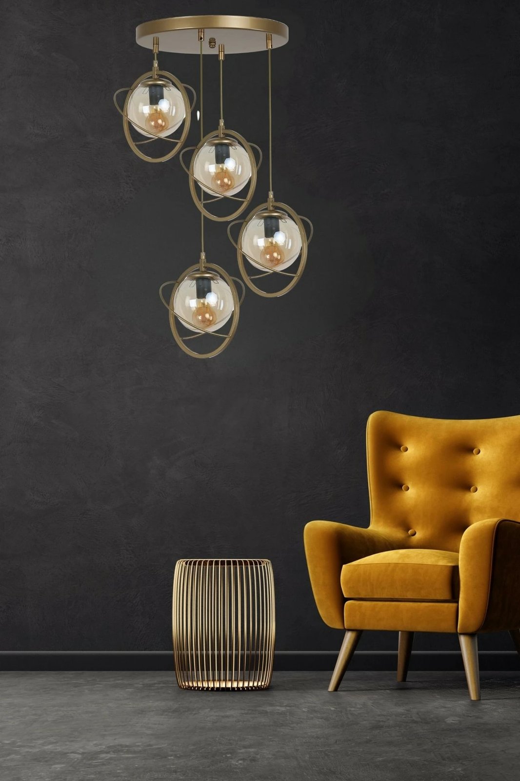 Llambë tavani Opviq, model 8771-4, ngjyrë antike