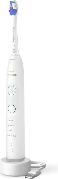 Furçë dhëmbësh elektrike, Philips, Sonicare 7100 HX7429/02, duopack 2 copë, e zezë dhe e bardhë