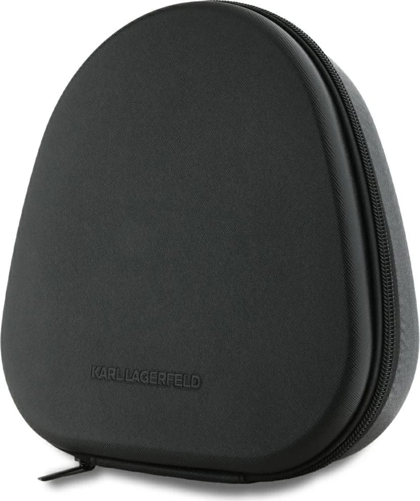 Kufje wireless Karl Lagerfeld Saffiano Elongated me ANC, Bluetooth, të zeza
