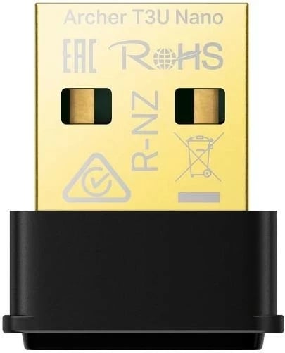 Adapter Wi-Fi TP-Link Archer T3U Nano AC1300, USB 2.0, nano, silver