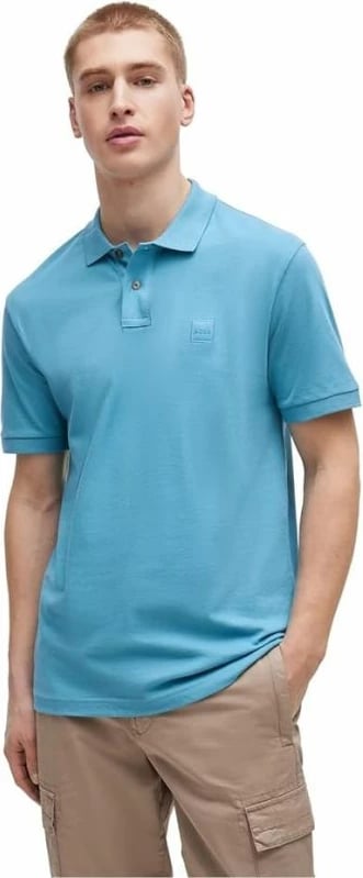 Maicë polo Boss meshkuj, e kaltër