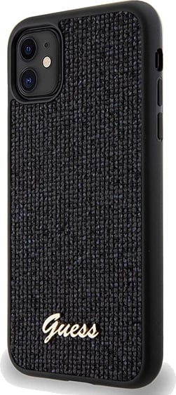 Mbështjellës Guess Disco Metal Script për iPhone 11/XR, TPU, i zi Mbështjellës Guess Disco Metal Script për iPhone 11/XR, TPU, i zi