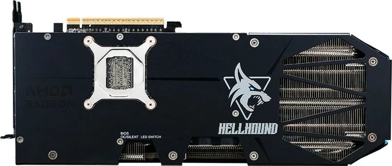 Kartelë grafike PowerColor Hellhound Radeon RX 9070, 16 GB, GDDR6, PCI Express x16 5.0, e zezë