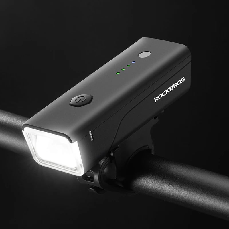 Dritë përpara biçiklete Rockbros 24510003001, 260 lm, 1500 mAh, USB-C, e zezë