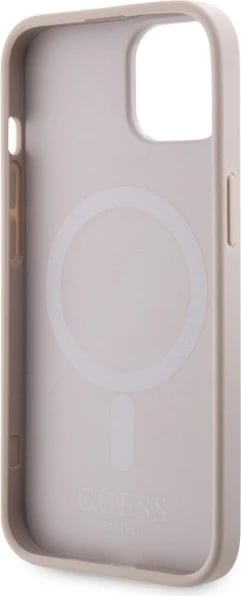 Mbështjellës Guess GCube Stripes MagSafe për iPhone 14, 6.1", Rozë