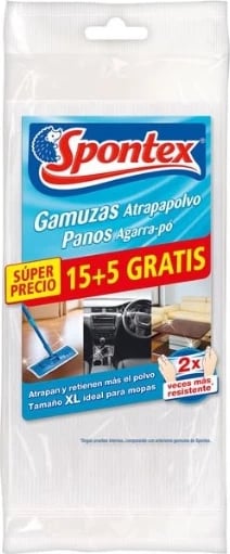 Pano për kapjen e pluhurit Spontex Chamois Dust Catcher 20 copë
