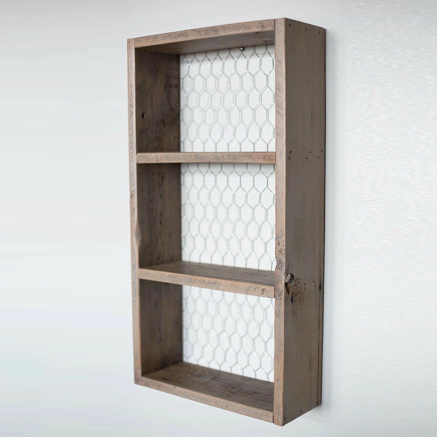 Raf muri Skye Decor, ngjyrë arre, 30x60x9cm