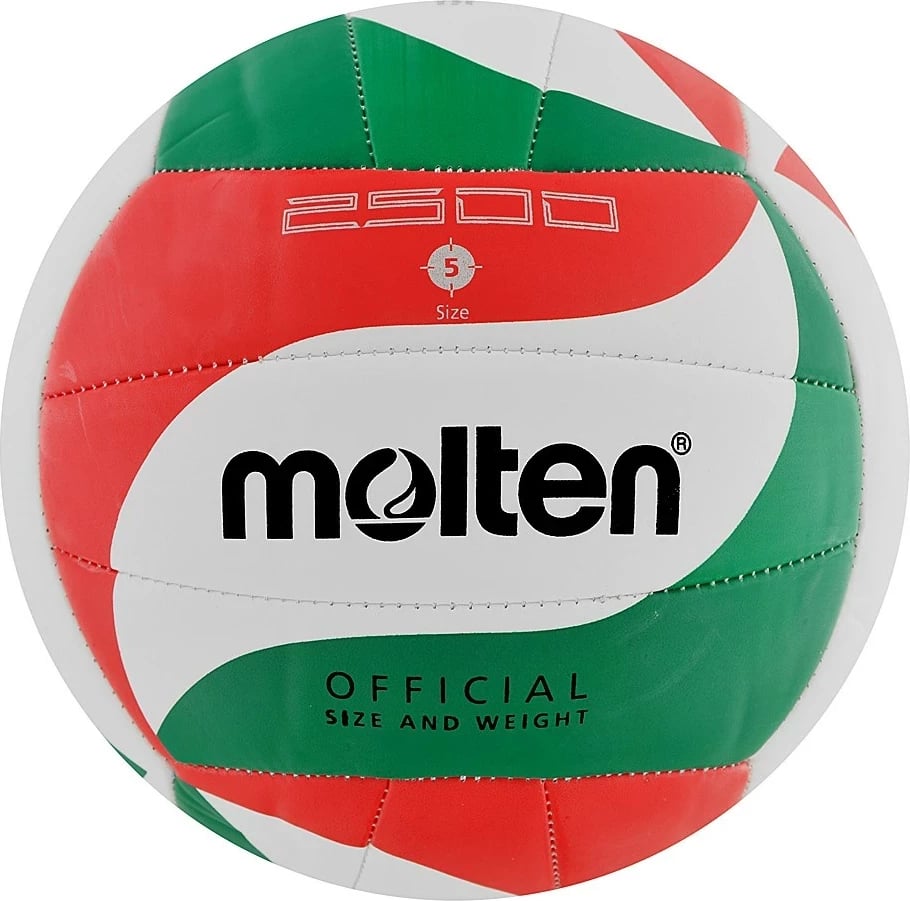 Top volejbolli Molten V5M2500, për përdorim të brendshëm, e kuqe