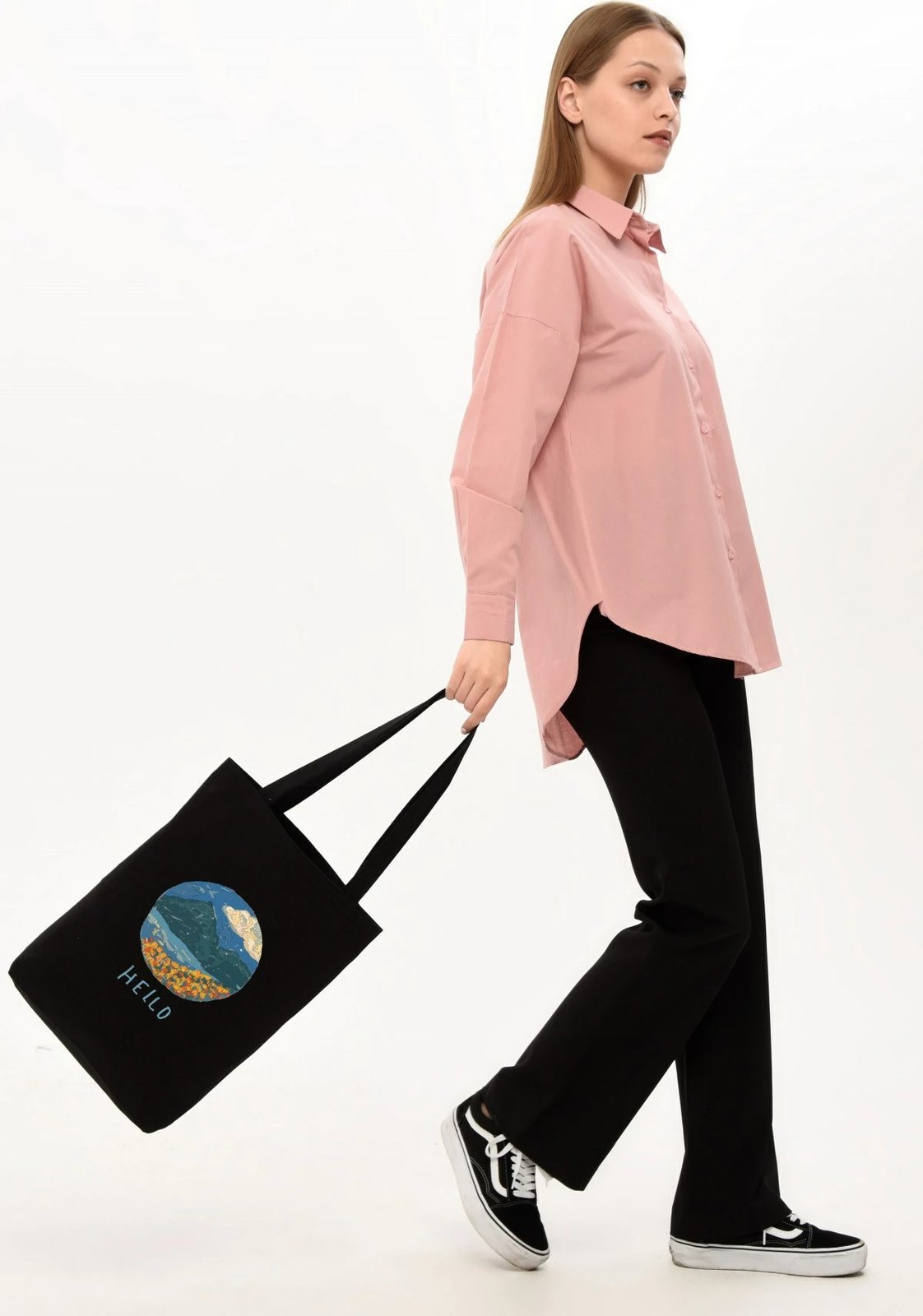 Çantë tote Zoozie Bags, e zezë, 1468