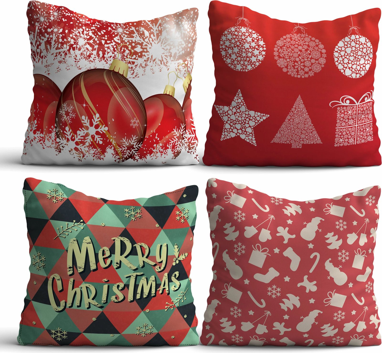 Set jastëkësh dekorativë (4 copë), dizajn Aberto, NYXMAS18