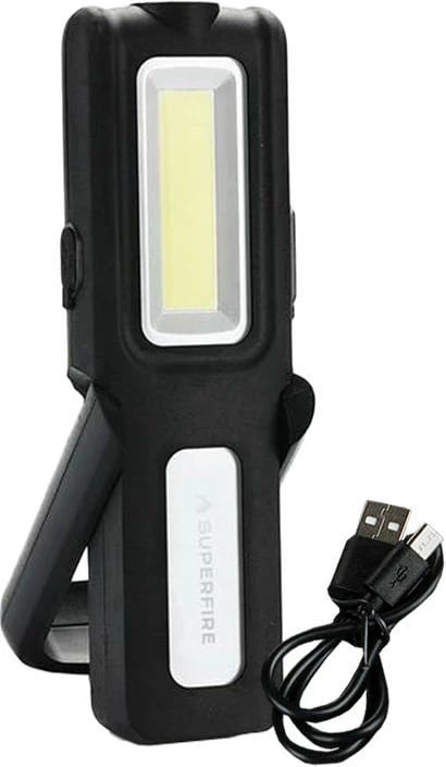 Dritë pune Superfire G12, 1200mAh, 566lm, USB, e zezë