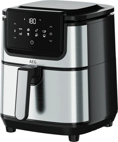 Furrë me ajër të nxehtë AEG AF6-1-4ST, 3.5 L, 1500 W, Inox, e zezë