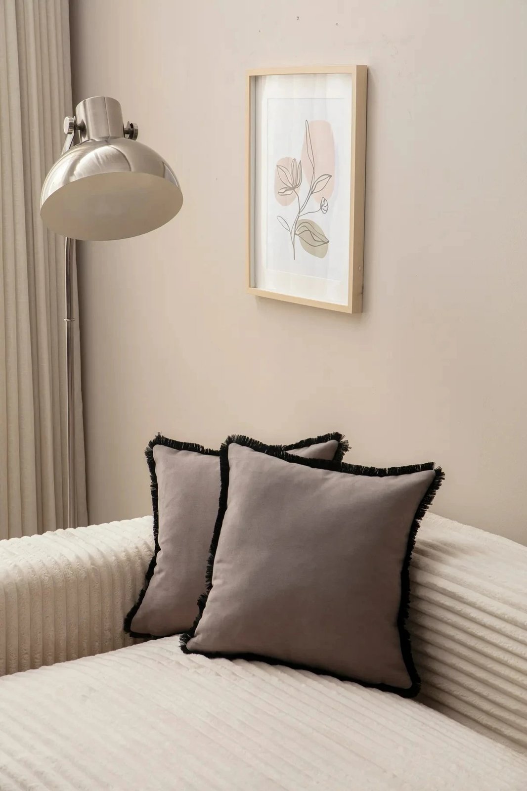 Set mbulesash për jastëkë (2 copë), Evila Originals, Sacakli, gri v3