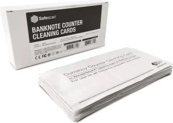 Kartela pastrimi Safescan për numërues kartëmonedhash, të bardha