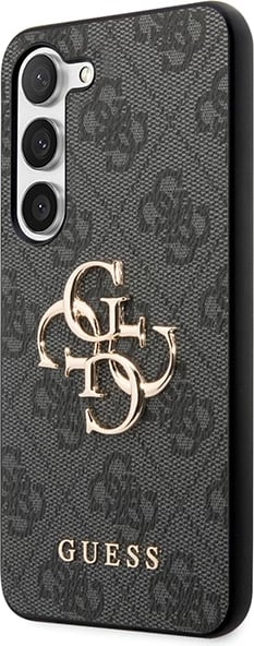 Mbështjellës Guess 4G Big Metal Logo për Samsung Galaxy A55, i zi