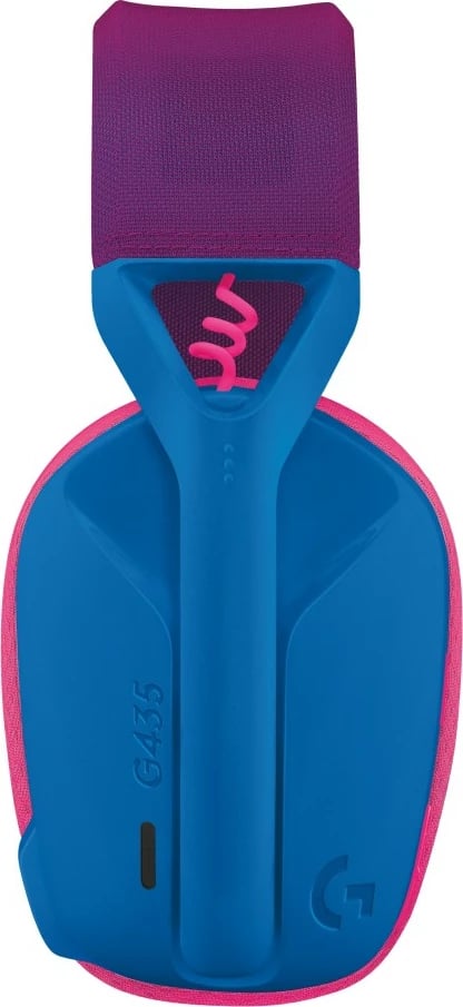Kufje gaming wireless Logitech G G435 LIGHTSPEED, Bluetooth, 18 orë, Blue
