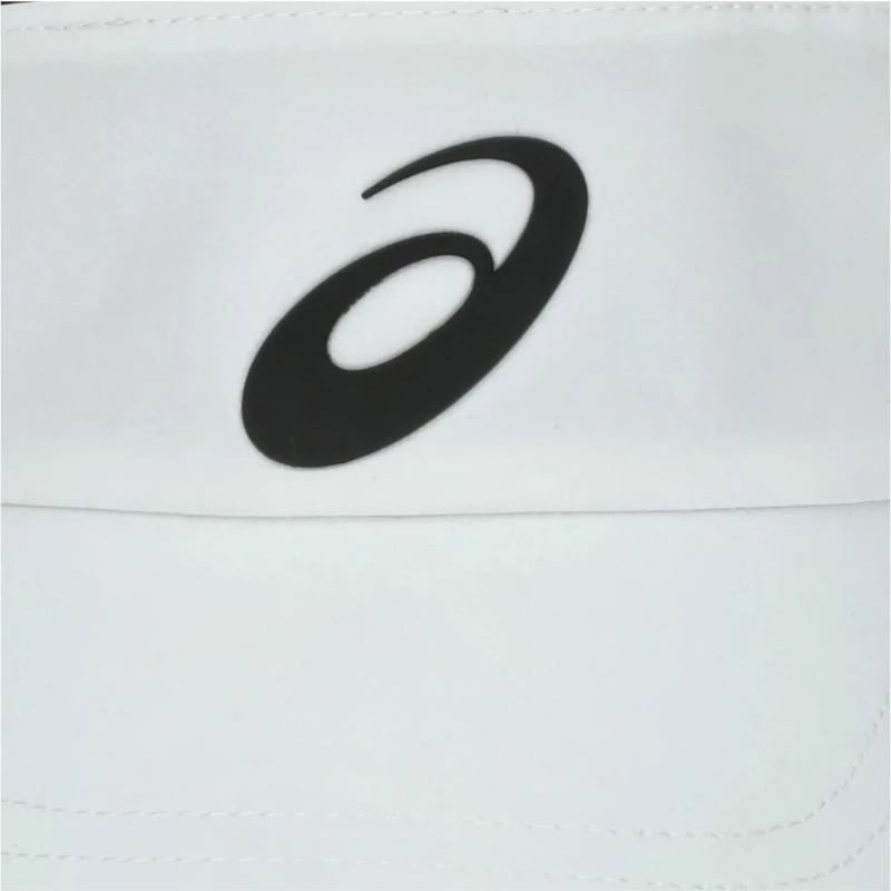 Kapelë visor Asics për meshkuj dhe fëmijë, e bardhë
