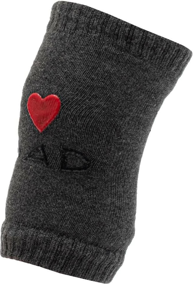 Mbrojtëse gjunjësh për bebe, New Baby, I Love Mum and Dad me ABS, përmasë universale, 1 palë, gri