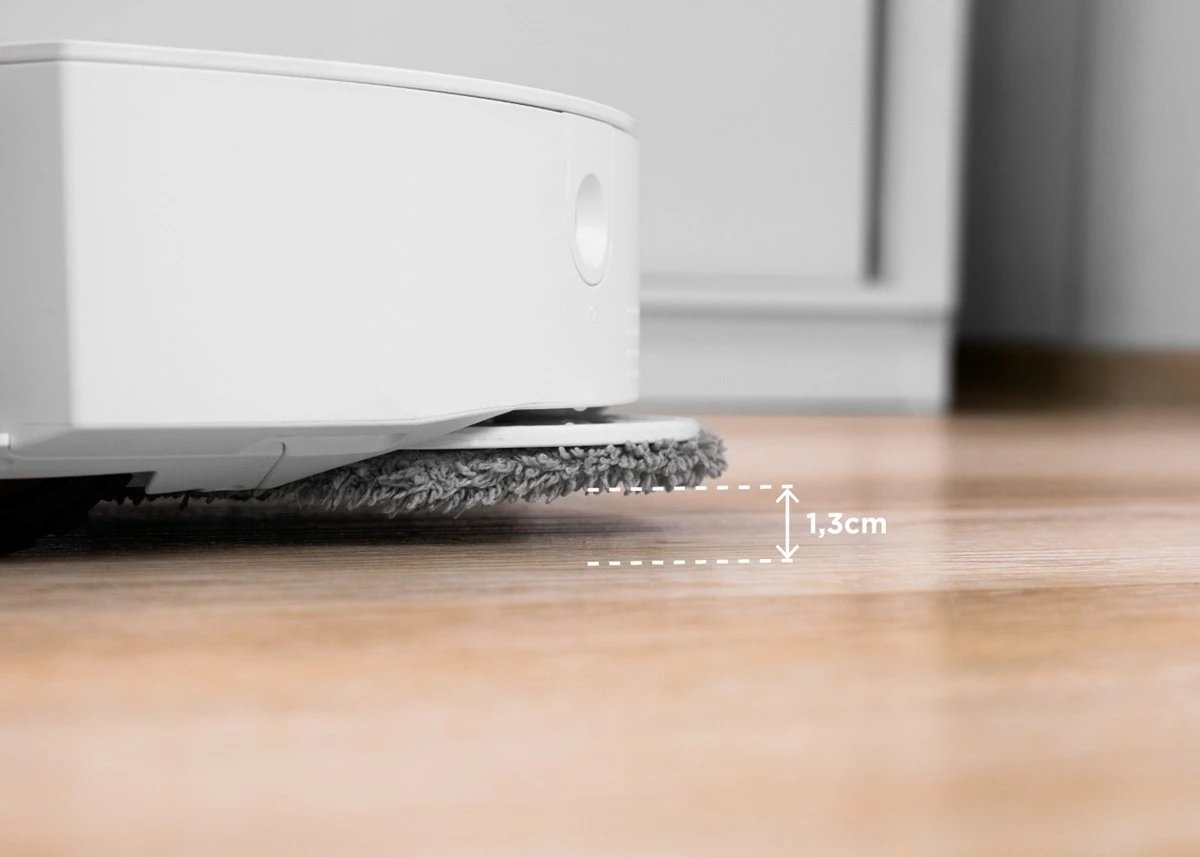 Robot fshesë-mop 2-në-1 Concept VR4050, 5000 Pa, bateri 270 min, rezervuar 300 ml, laser 3D, i bardhë