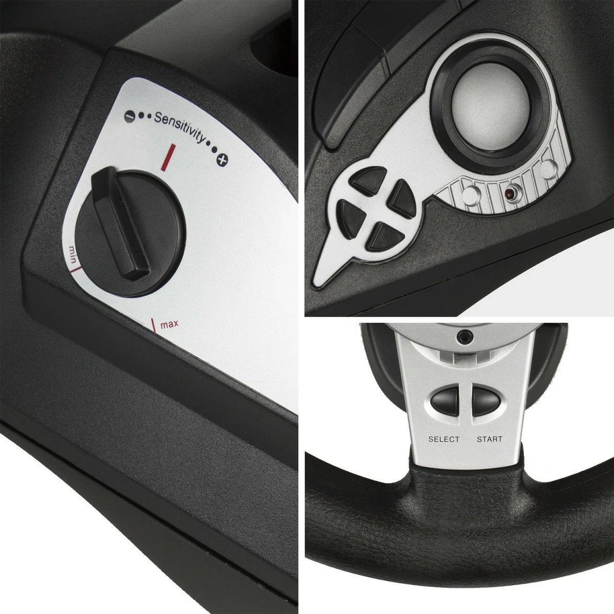 Timon gaming Audiocore NanoRS RS700 me pedale dhe levë marshe, për PS4, PS3, Xbox One, PC, Switch, Android, i zi