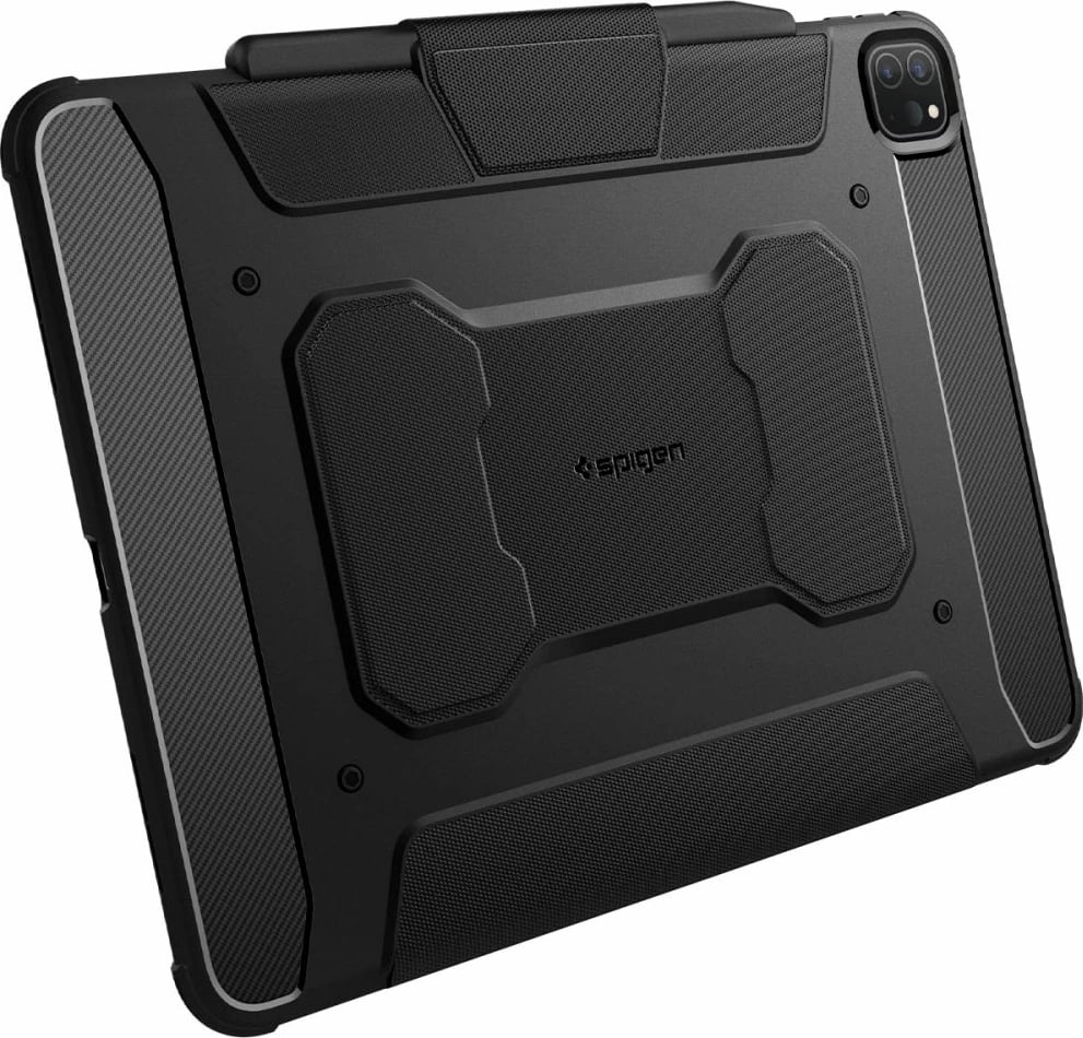 Mbështjellës Spigen Rugged Armor Pro për iPad Pro 13" 2024, i zi