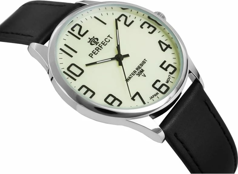 Orë dore për meshkuj PERFECT GXB452-04, e zezë