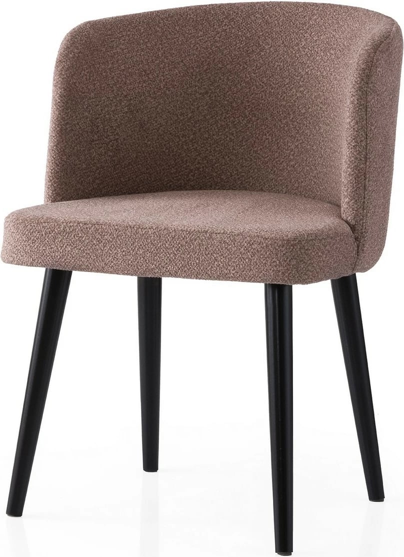 Set karrigesh (4 copë), Skye Decor, ngjyrë e zezë dhe mink, 4111 V4