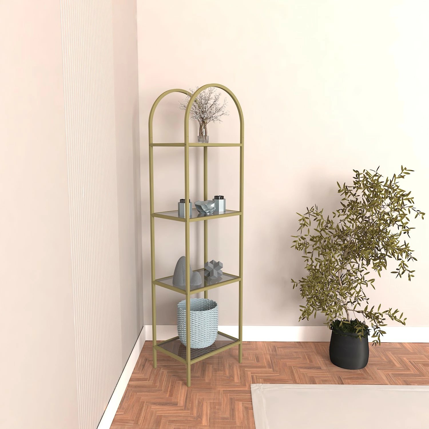 Raft anësor Hanah Home, Mona-Gold 40