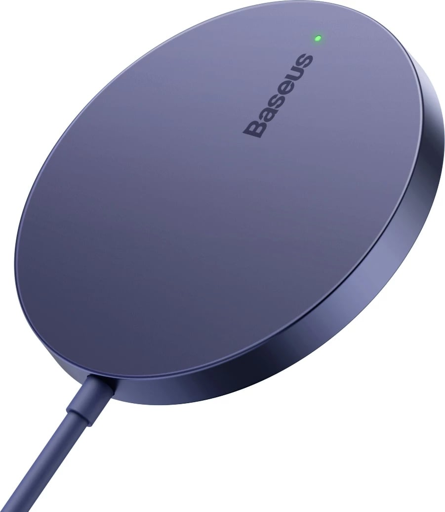Karikues wireless Baseus Simple Mini3, MagSafe, Qi, 15W, vjollcë Karikues wireless Baseus Simple Mini3, MagSafe, Qi, 15W, vjollcë