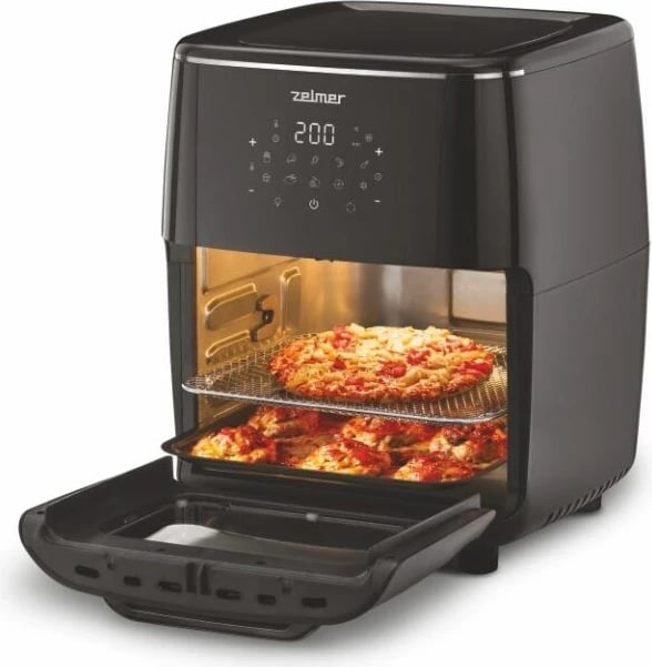 Fritezë Zelmer ZAF7120, 12 L, 1700 W, E zezë