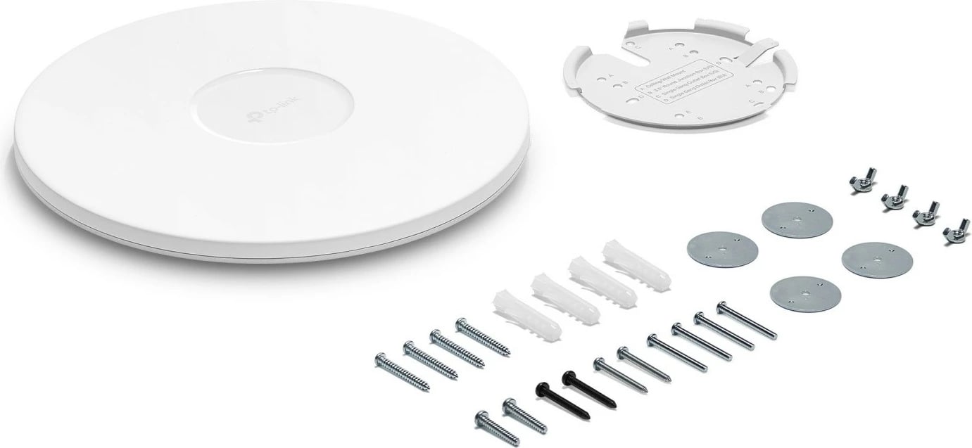 Access point TP-LINK EAP683 UR, WiFi 6 AX6000, i bardhë