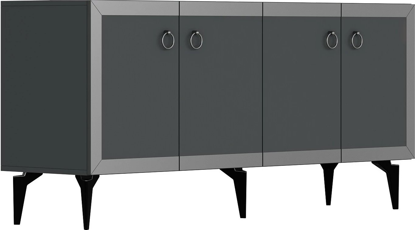 Konsol Hanah Home, Ponny, antracit dhe argjend