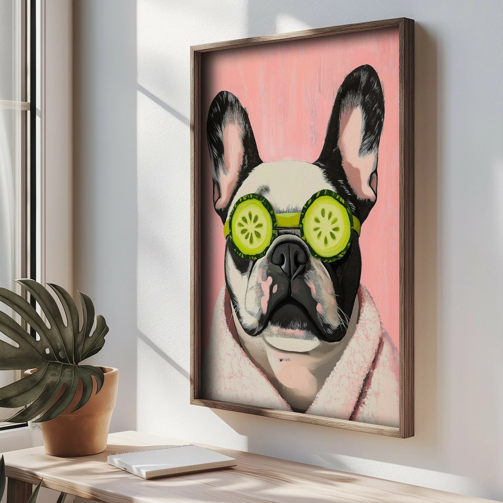 Pikturë dekorative me kornizë MDF, Wallity, TUN021-L, shumëngjyrëshe, 35x47x2 cm