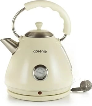 Ibrik elektrik Gorenje K17CLI, 1.7 L, 2200 W, Bezhë