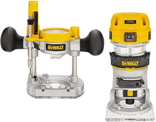 Router elektrik DeWalt D26204K, 900 W, 27000 RPM, Verdhë/Argjendtë