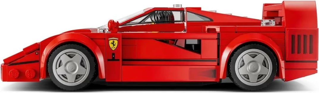 Set LEGO Speed Champions Ferrari F40, 318 pjesë, i kuq